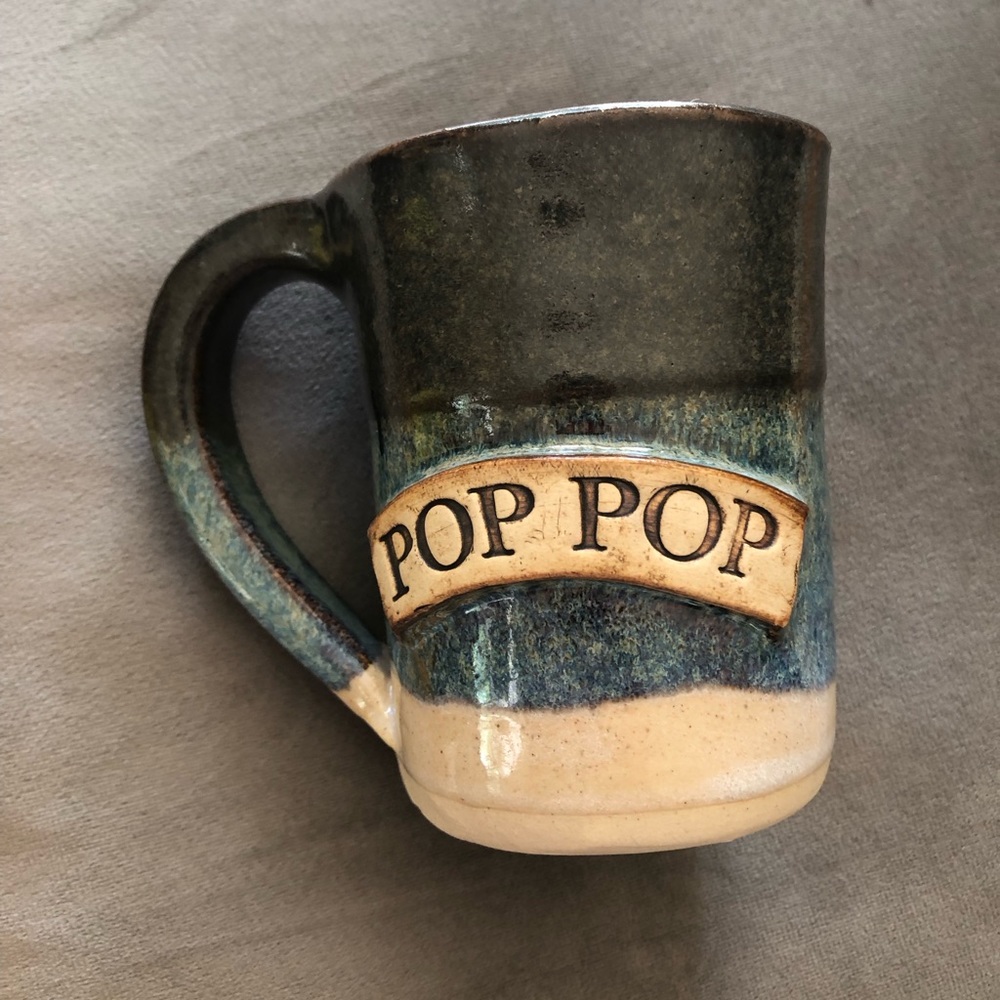 Stegall pottery mug from Tennessee. POP POP